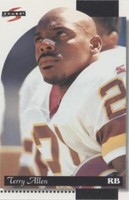 1996 Score Terry Allen #9