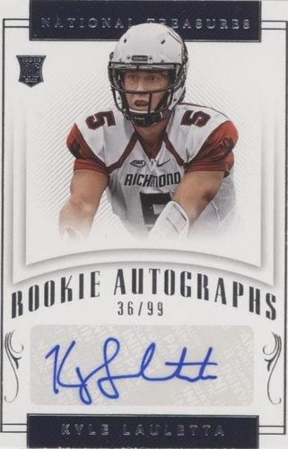 2018 Panini National Treasures Collegiate Kyle Lauletta #153