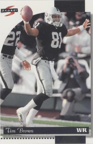 1996 Score Tim Brown #30
