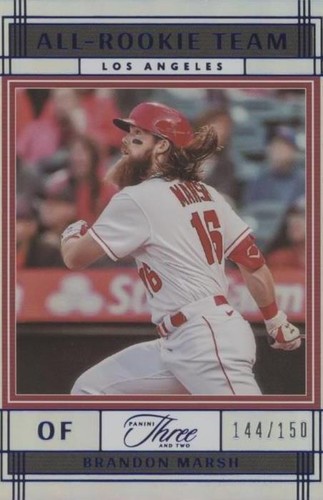 2022 Panini Three and Two - Brandon Marsh #ART-6