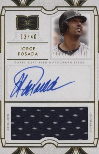2024 Topps Definitive Collection - Jorge Posada #DARC-JP