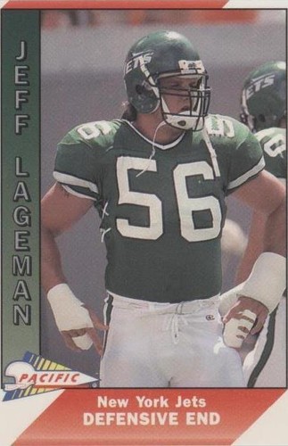 1991 Pacific Jeff Lageman #368