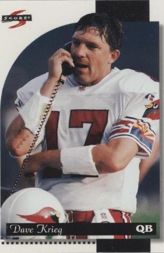 1996 Score Dave Krieg #173