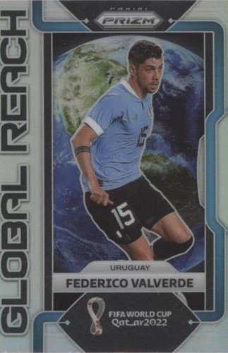 Federico Valverde 2024 Panini Prizm Copa America Auto 10/10