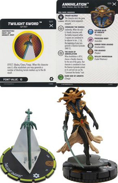 Marvel Heroclix X-Men X of Swords Chase : Annihilation with Twilight Sword - 059