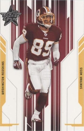2005 Leaf Rookies & Stars Santana Moss #96