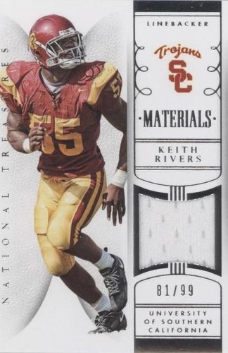 2015 Panini National Treasures College Keith Rivers #79
