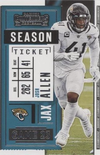 2020 Panini Contenders Josh Hines-Allen #50