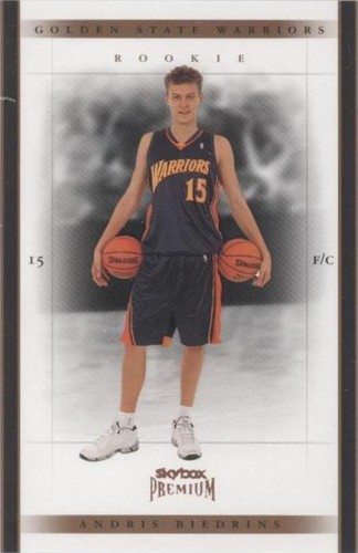 2004-05 Skybox Premium - Andris Biedrins #86