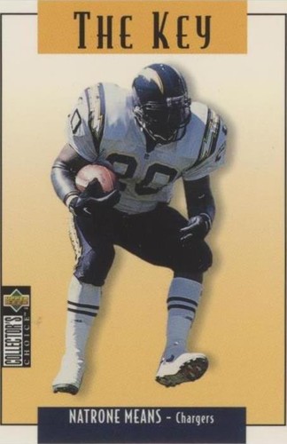 1995 Upper Deck Collector's Choice Update Natrone Means #U71