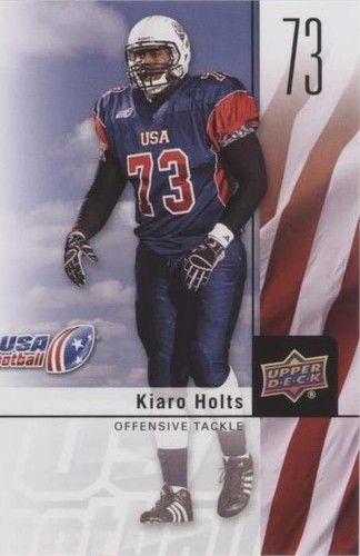 2011-12 Upper Deck USA Football Kiaro Holts #34