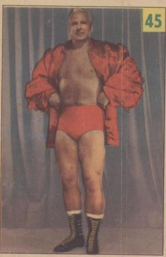 1955-56 Parkhurst Wrestling - Steve Stanlee #45