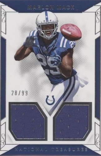 2017 Panini National Treasures Marlon Mack #34