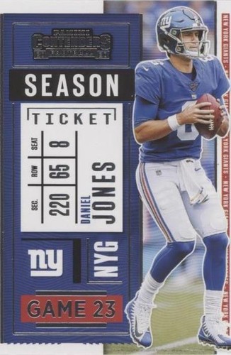2020 Panini Contenders Daniel Jones #36