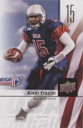 2011-12 Upper Deck USA Football Kiehl Frazier #12