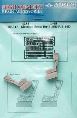 Aires 1/48 SJU-17 Ejection Seats for F-18E/F or F-14D 4281