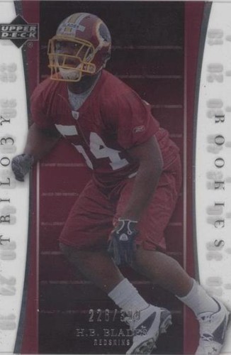 2007 Upper Deck Trilogy H.B. Blades #147