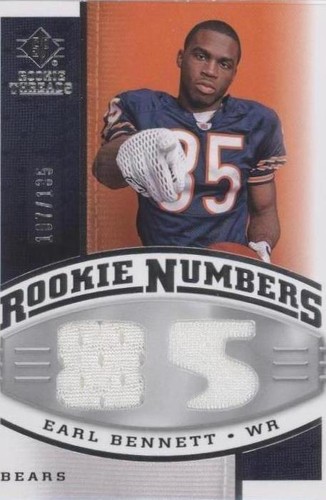 2008 SP Rookie Threads Earl Bennett #RN-EB