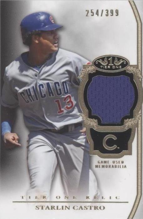 2013 Topps Tier One - Starlin Castro #TOR-SC