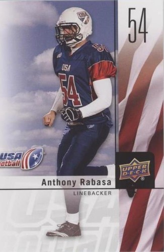 2011-12 Upper Deck USA Football Anthony Rabasa #28