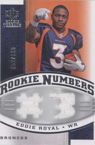 2008 SP Rookie Threads Eddie Royal #RN-ER
