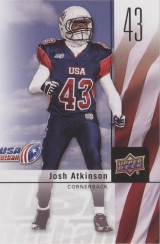 2011-12 Upper Deck USA Football Josh Atkinson #25