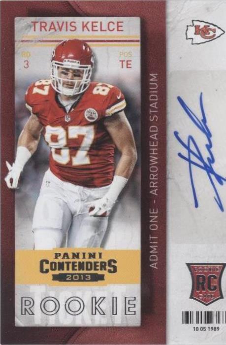 2013 Panini Contenders Travis Kelce #187
