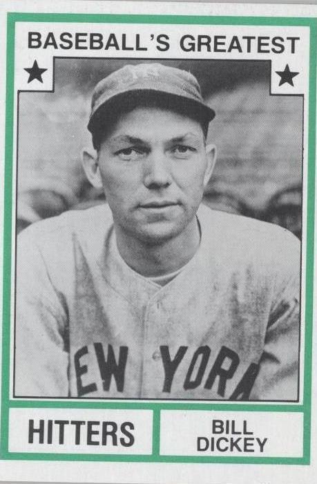 1982 TCMA Baseball's Greatest - Bill Dickey #1982-38