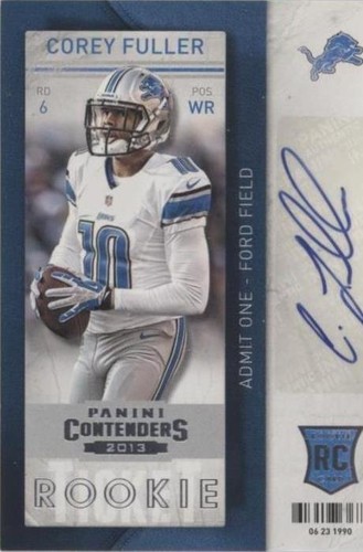 2013 Panini Contenders Corey Fuller #122