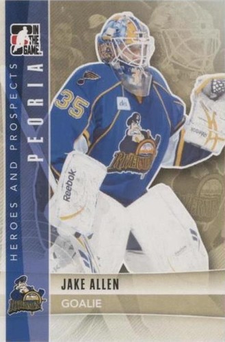 2011-12 In the Game Heroes and Prospects - Jake Allen #117