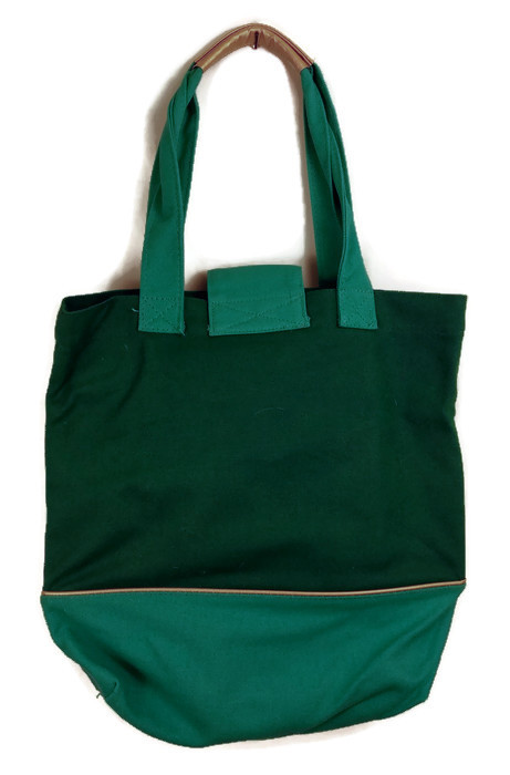 Charming Charlies blue teal bucket tote canvas reusable market shopping bag