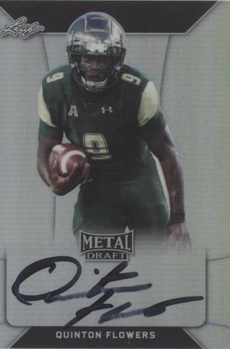 2018 Leaf Metal Draft Quinton Flowers #BA-QF1