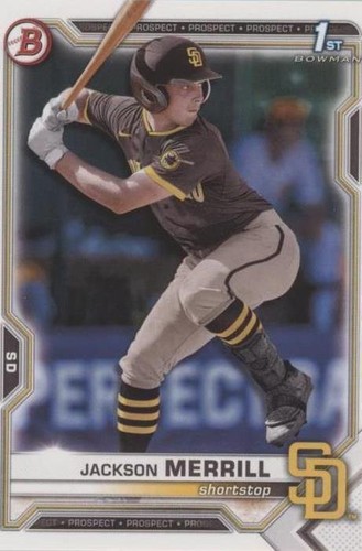 2021 Bowman Draft - Isaac Frye Jackson Merrill #BD-119