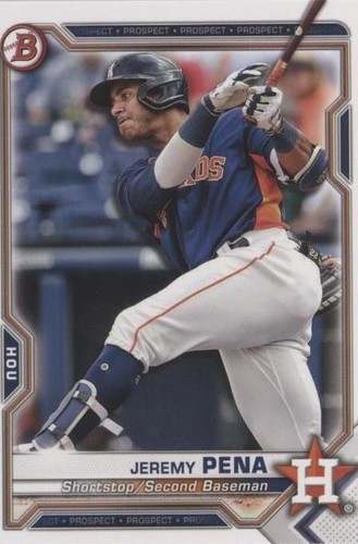 2021 Bowman Sapphire Jeremy Pena Prospect #BCP-11 PSA 10 | eBay