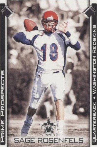 2001 Pacific Vanguard Sage Rosenfels #36