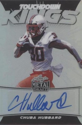 2021 Leaf Metal Draft Chuba Hubbard #TK-CH1