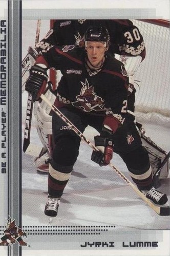2000-01 In the Game Be A Player Memorabilia - Jyrki Lumme #280