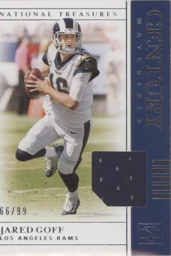 2019 Panini National Treasures Jared Goff #CM-63