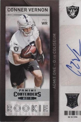 2013 Panini Contenders Conner Vernon #161