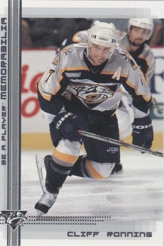 2000-01 In the Game Be A Player Memorabilia - Cliff Ronning #207