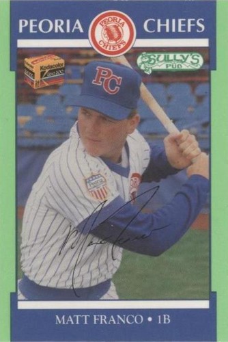 1990 Kodak Peoria Chiefs - Matt Franco #11