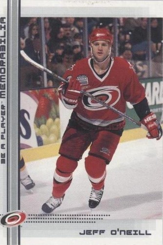 2000-01 In the Game Be A Player Memorabilia - Jeff O'Neill #110