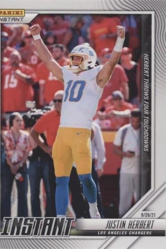 2021 Panini Instant NFL Justin Herbert #32