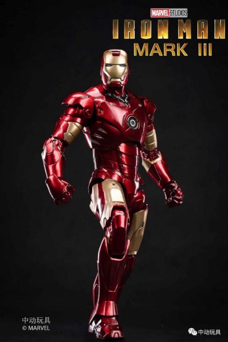 ZD Toys Marvel Avengers 1/10 Iron Man MK3 Action Figure with
