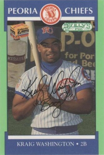 1990 Kodak Peoria Chiefs - Kraig Washington #7
