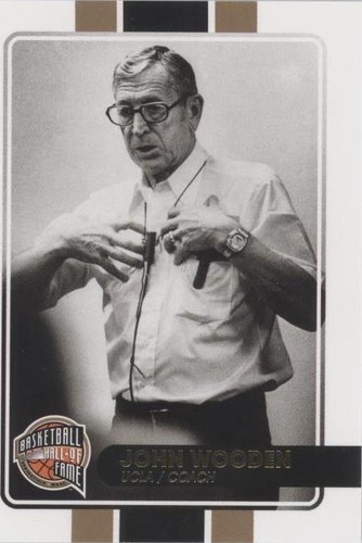 2009-10 Panini Basketball Hall of Fame - John Wooden #92
