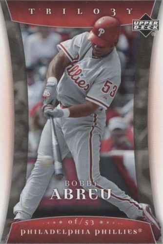 2005 Upper Deck Trilogy - Bobby Abreu #10