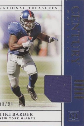 2019 Panini National Treasures Tiki Barber #CM-74