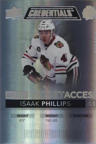 2021-22 Upper Deck Credentials - Isaak Phillips #80