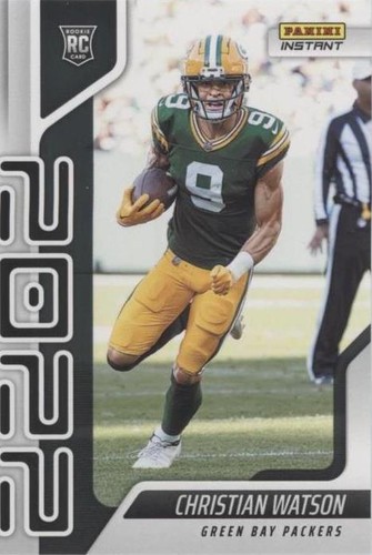 2022 Panini Instant NFL Christian Watson #Y12